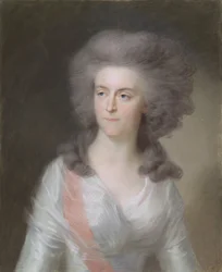 Frederika Sophia Wilhelmina (Wilhelmina; 1751-1820), princesse de Prusse. Épouse du prince Willem V