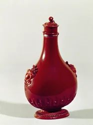 Bouteille de pèlerin, Meissen, c.1710