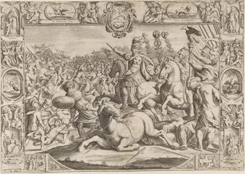 Allégorie sur Urbain VIII, Pape (Maffeo Barberini 1623-1644)