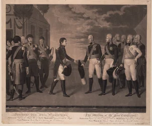 Rencontre de Tilsit des trois monarques en juillet 1807, 1808