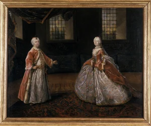 Portrait du duc Friedrich III de Saxe-Gotha-Altenburg et de la duchesse Luise-Dorothee, 1760
