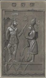 Une collection des œuvres originales de Waldeck sur la Mésoamérique, Boîte 2 de 22