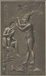 Une collection des œuvres originales de Waldeck sur la Mésoamérique, Boîte 4 de 22
