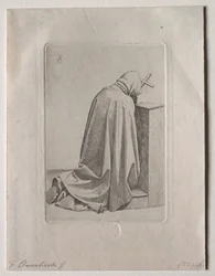 Un moine en prière