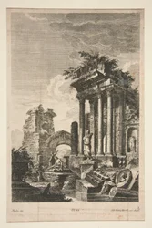 Capriccio avec ruines romaines