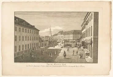 Vue du marché Hack à Berlin