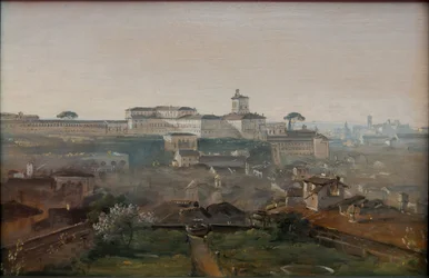 Vue de la Villa Malta sur le Quirinal