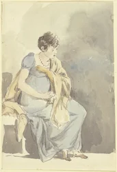 Femme assise