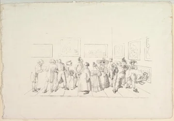 Le public à une exposition, 1831