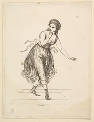 Femme Seule, de la série Le Couple Dansant Vigano