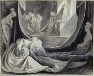 Kriemhild veille le corps de Siegfried