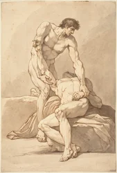 Deux hommes nus