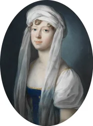 Johann Heinrich Schröder - La Grande-Duchesse Maria Pavlovna Romanowa de Russie en tant que princesse héritière de Saxe-Weimar-Eisenach en 1806