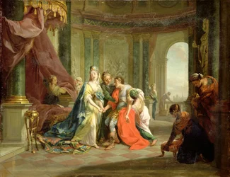 Antoine, mortellement blessé, avec Cléopâtre, vers 1797-99