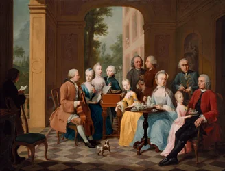 Famille Timmermann, par Johann Heinrich Tischbein l