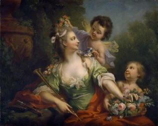 La muse Euterpe (les neuf muses, 1782)