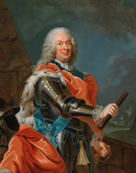 Portrait de Guillaume VIII, landgrave de Hesse-Cassel 1682-1760