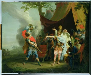 Achille se dispute avec Agamemnon, 1776