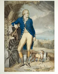 Portrait de Johann Wolfgang von Goethe à la campagne