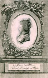 Portrait de la Grande-Duchesse Maria Feodorovna Sophie Dorothea de Wurtemberg 1759-1828, 1781