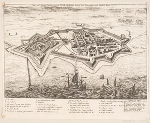 Ville et château de Landscron conquis par I.K.M Christiano Quinto en 1676