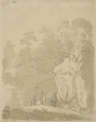 Homme et deux dames