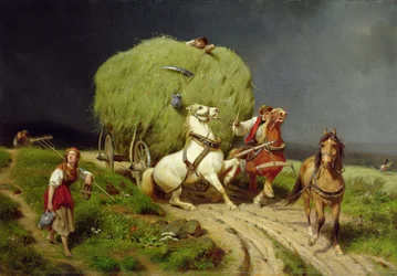 Le chariot de foin