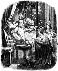 Henri le Lion avant sa mort à Brunswick Illustration de l