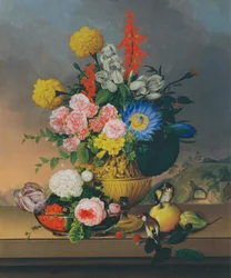 Nature morte avec bouquet de fleurs