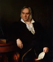 Portrait du poète Ivan A Krylov
