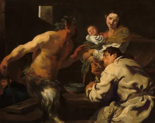 Le satyre et le paysan