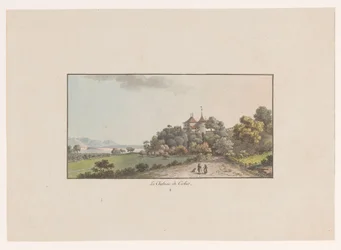 Vue sur le Château de Cerlier à Erlach