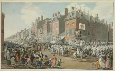 Parade des fournisseurs, Philadelphie, 1821