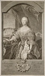 Portrait de Johanna-Elizabeth, électrice d