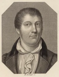 Portrait du violoniste et compositeur Louis Spohr 1784-1859, 1820