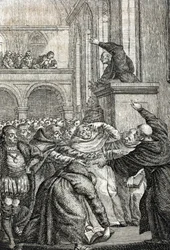 Université Charles de Prague fondée en 1348 Gravure de Johann Michael Mettenleiter (1765-1853) 1800 Collection privée