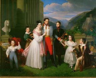Archiduc Karl, commandant en chef des troupes impériales pendant les guerres napoléoniennes ...