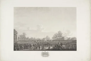 Arrivée du roi Guillaume Ier à Bruxelles, 1815