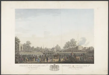 Entrée de Guillaume Ier dans la ville de Bruxelles, le 30 mars 1815