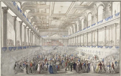 Redoute parée pendant le Congrès de Vienne le 9 octobre 1814, vers 1815