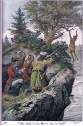 Une main du Huron a perdu sa prise