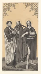 Saint Barthélemy, Thomas et Jean-Baptiste (Galerie des Frères Boisserée)