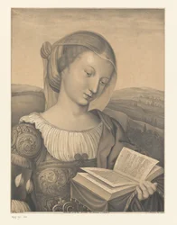 Sainte Catherine avec un livre (Galerie des Frères Boisserée)