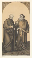Saint Joseph et Joachim (Série: Œuvres de la collection des frères Boisserée, Galerie des Frères Boisserée)
