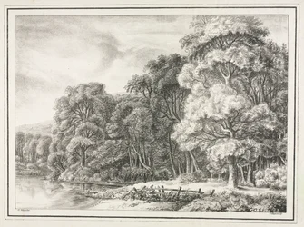 Paysage Forestier avec Lac, 1811-1816