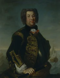 Portrait du contre-amiral Vassili Afanassievitch Dmitriev-Mamonov, 1735