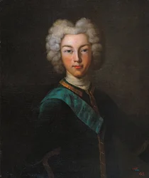 Portrait du tsar Pierre II de Russie 1715-1730, fin des années 1720