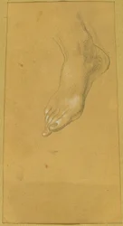 Étude de pied pour "Rüdiger et Angelika"