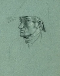 Étude de tête (détail)
