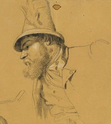 Étude de tête (détail)